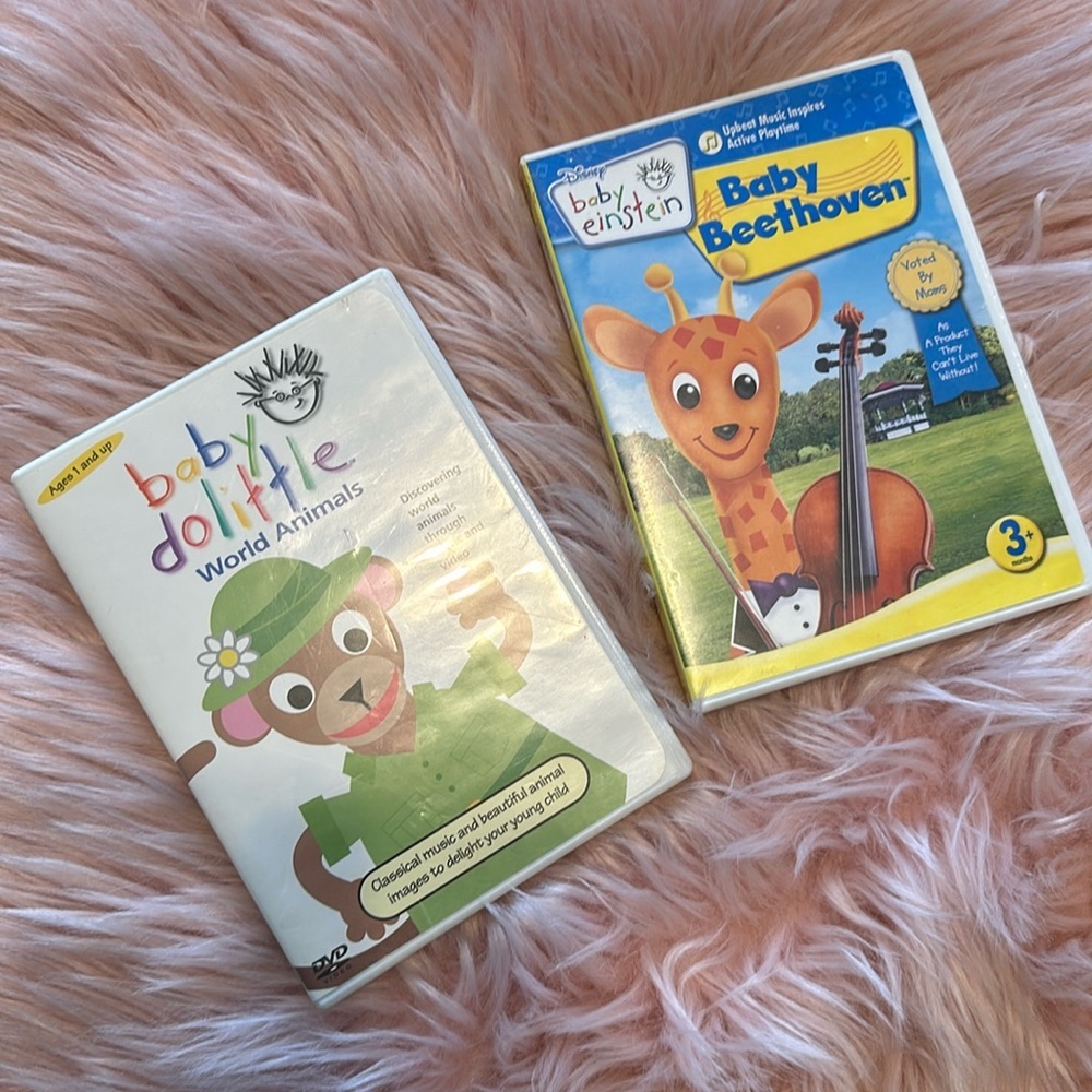Baby Beethoven Baby Einstein Infant Toddler Age 1+ DVD Bundle